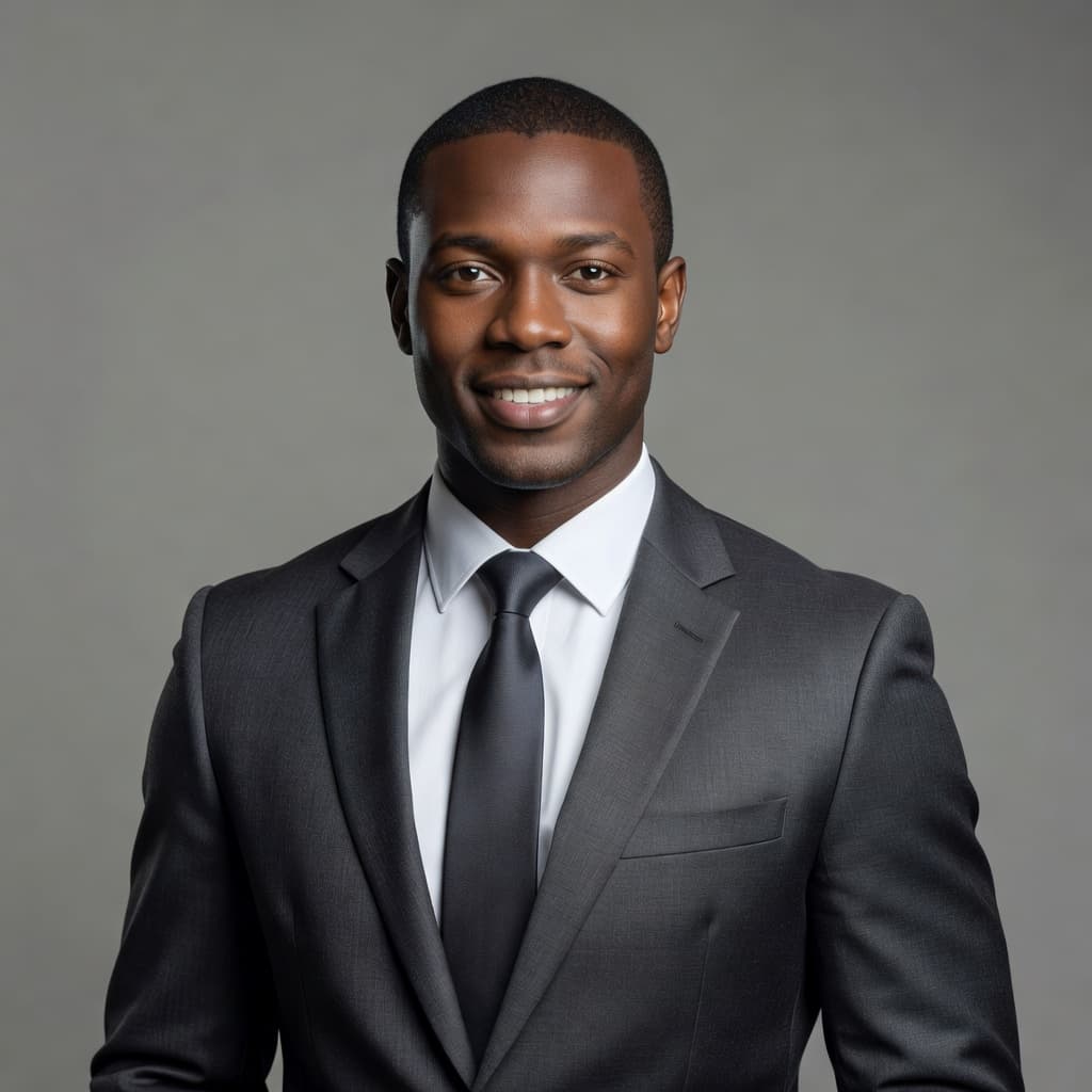 Business Headshot AI portrait example created with SelfAI – AI Photo Studio