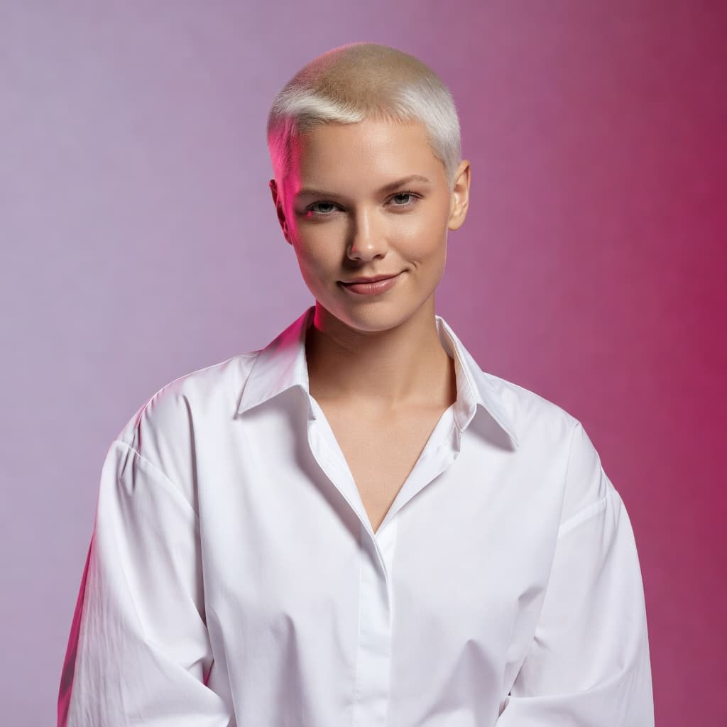 Creator Branding AI portrait example created with SelfAI – AI Photo Studio