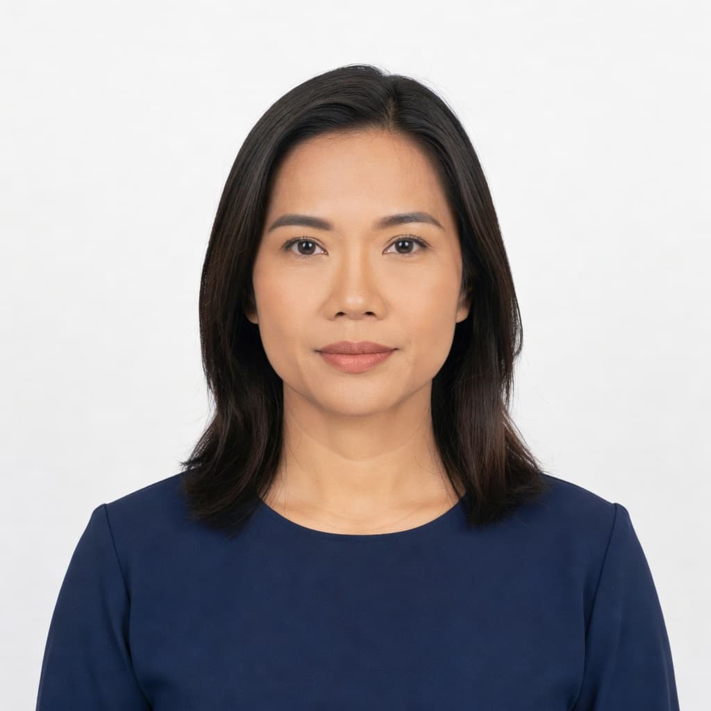 ID & Passport AI portrait example created with SelfAI – AI Photo Studio