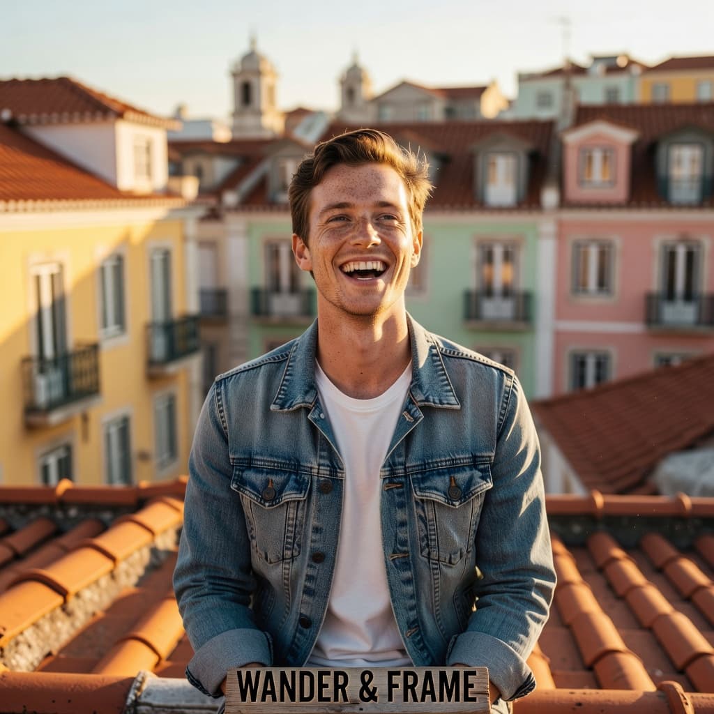 Travel Lifestyle AI portrait example created with SelfAI – AI Photo Studio